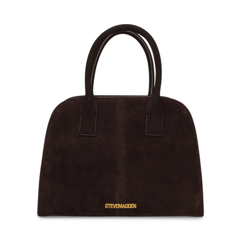 תיק יד זמש בינוני לנשים BSPICED בחום זהב