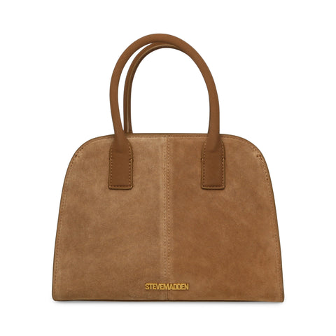 תיק יד זמש גדול לנשים BTAWNY בקאמל