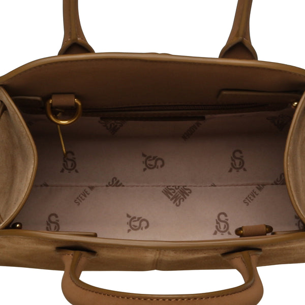 סטיב מאד - תיק יד זמש בינוני לנשים BSPICED בקאמל