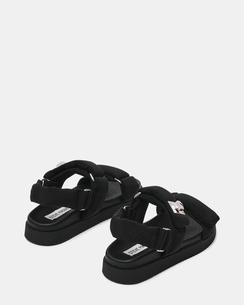 סטיב מאד - סנדלים לילדות JMONAT בשחור