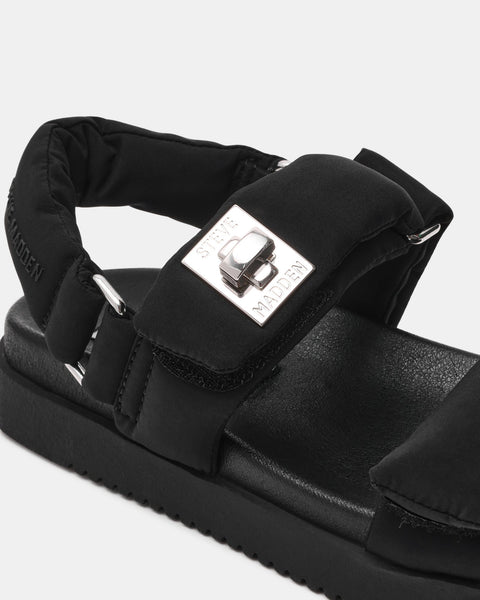 סטיב מאד - סנדלים לילדות JMONAT בשחור