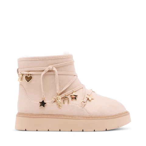 מגפונים לבנות JSIGMA בגוון זהב פודרה