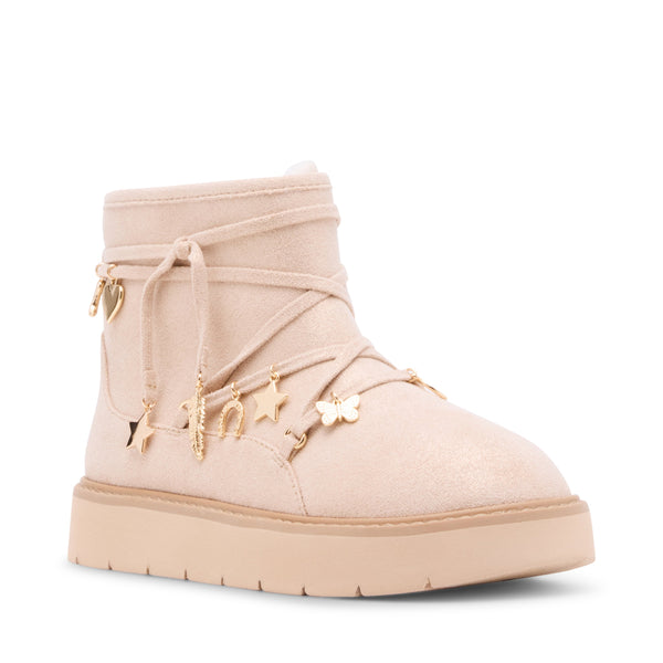 סטיב מאד - מגפונים לבנות JSIGMA בגוון זהב פודרה