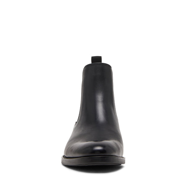 סטיב מאד - מגפיים מעור לגברים BROMPTON בשחור