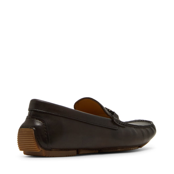 סטיב מאד - נעלי מוקסין מעור לגברים EZEKIEL בחום