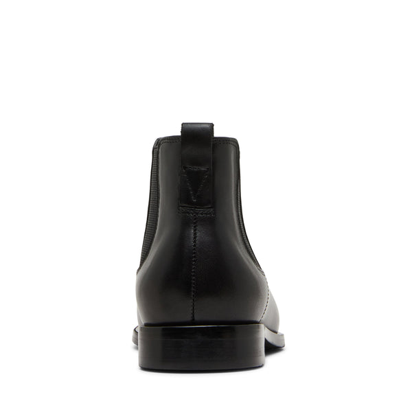 סטיב מאד - מגפיים מעור לגברים LONNIE בשחור