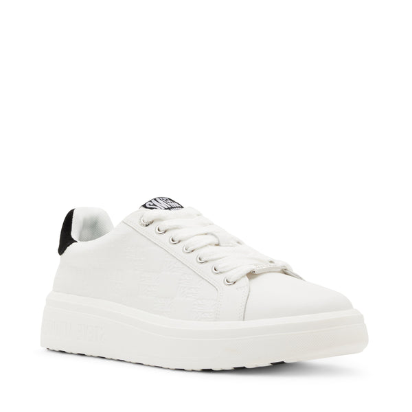 סטיב מאד - סניקרס עור לגברים RAZOREDGE בשחור לבן