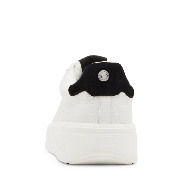 סטיב מאד - סניקרס עור לגברים RAZOREDGE בשחור לבן