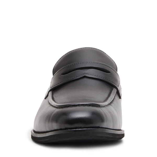 סטיב מאד - נעליים אלגנטיות מעור לגברים TREASURE בשחור