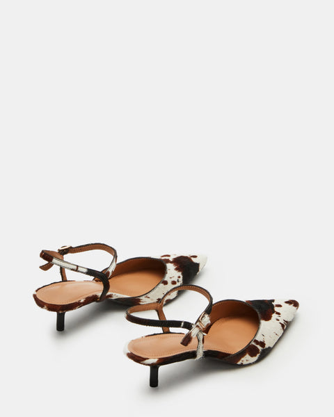 סטיב מאד - נעלי עקב סירה ADELAIDE-C בחום משולב