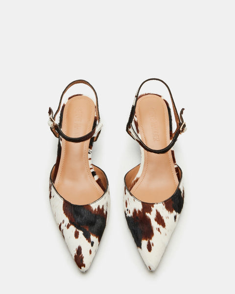 סטיב מאד - נעלי עקב סירה ADELAIDE-C בחום משולב