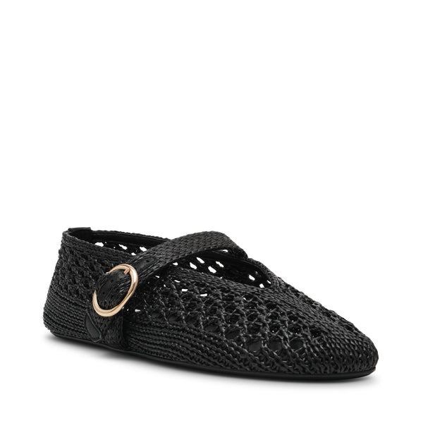 סטיב מאד - נעלי סירה שטוחות ALARA בשחור