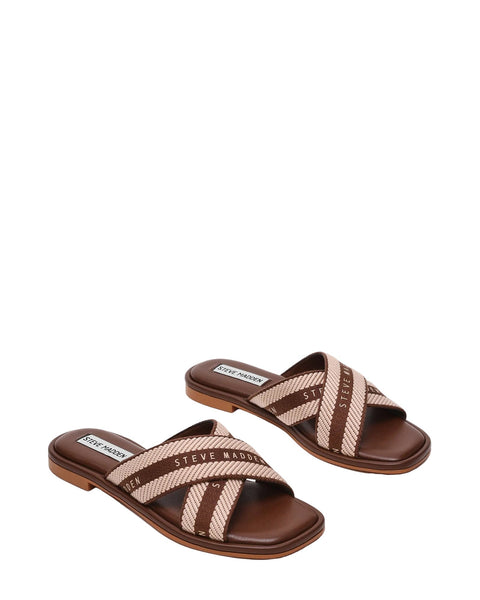 סטיב מאד - כפכפים שטוחים לנשים ARROWS בחום