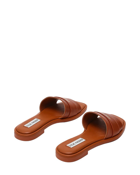 סטיב מאד - כפכפי עור שטוחים לנשים ASHTEN בקאמל