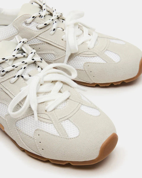 סטיב מאד - סניקרס זמש לנשים AZIEL בלבן