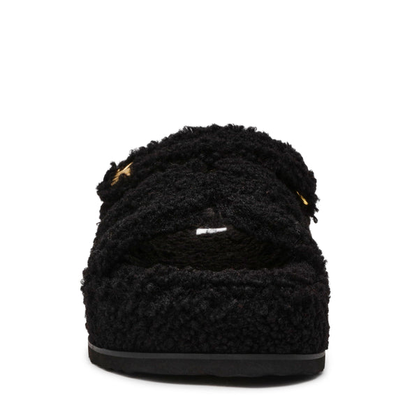 סטיב מאד - כפכפי סלייד פרוותיות לנשים BIGMISSILE-F בשחור