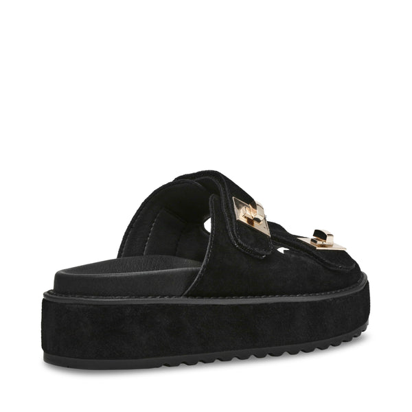 סטיב מאד - כפכפים לנשים BIGSCHMONA בשחור זמש