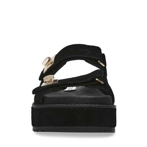 סטיב מאד - כפכפים לנשים BIGSCHMONA בשחור זמש