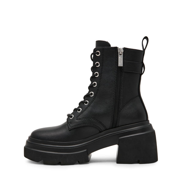 סטיב מאד - מגפוני קומבט עקב מעור BRAKER בשחור