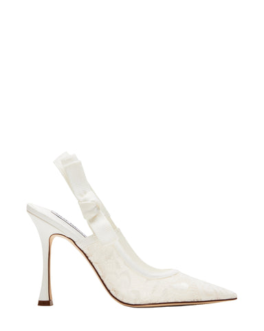 נעלי עקב סירה BRI-L בלבן