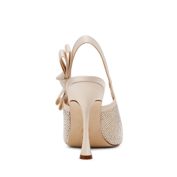 סטיב מאד - נעלי עקב סירה BRYLIE-B בלבן פנינה