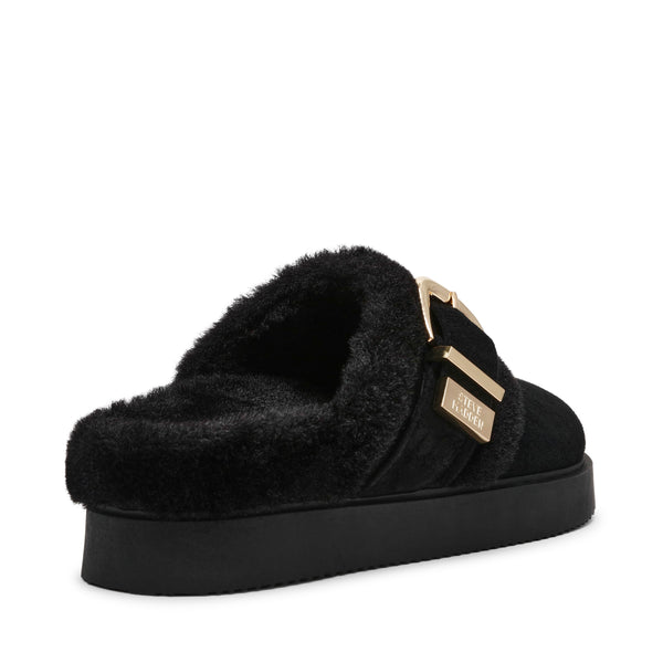 סטיב מאד - כפכפי קלוגס מזמש COZY-UP בשחור