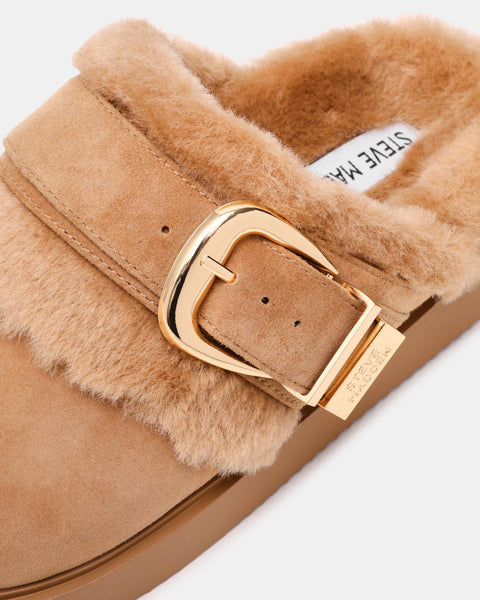 סטיב מאד - כפכפי קלוגס מזמש COZY-UP בקאמל