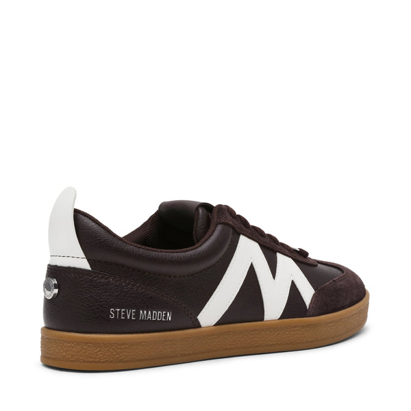 סטיב מאד - סניקרס זמש לנשים DEGREE בחום לבן