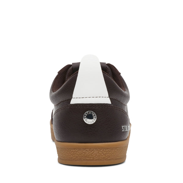 סטיב מאד - סניקרס זמש לנשים DEGREE בחום לבן