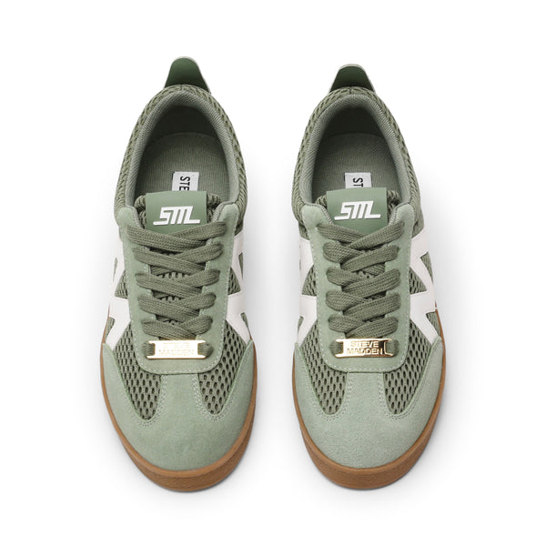 סטיב מאד - סניקרס לנשים DEGREE בירוק זית