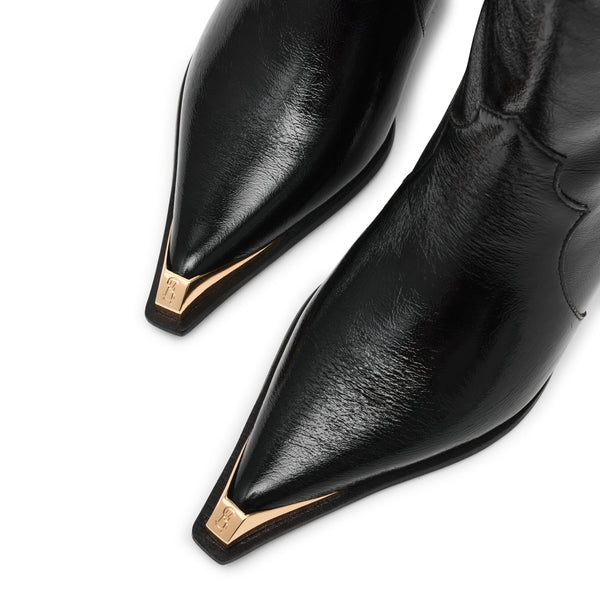 סטיב מאד - מגפי בוקרים מעור DESIERTO בשחור