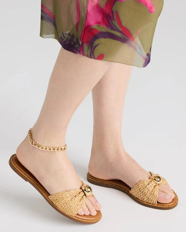 כפכפים שטוחים לנשים DIPSY-CN בגוון טבעי