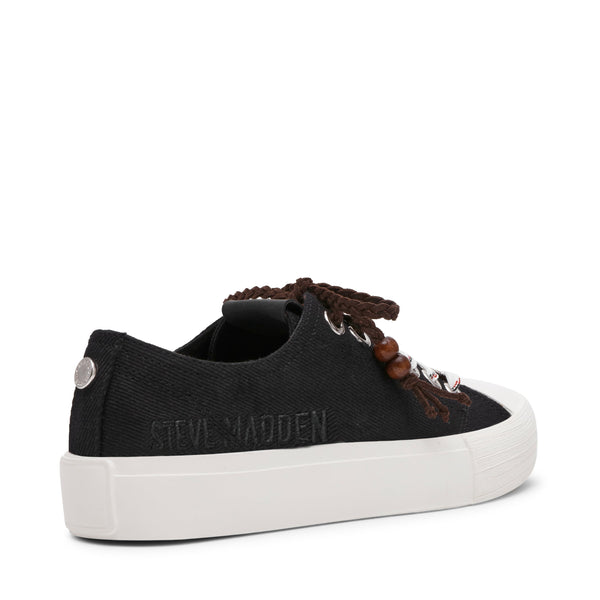 סטיב מאד - סניקרס לנשים DOUBLES בשחור