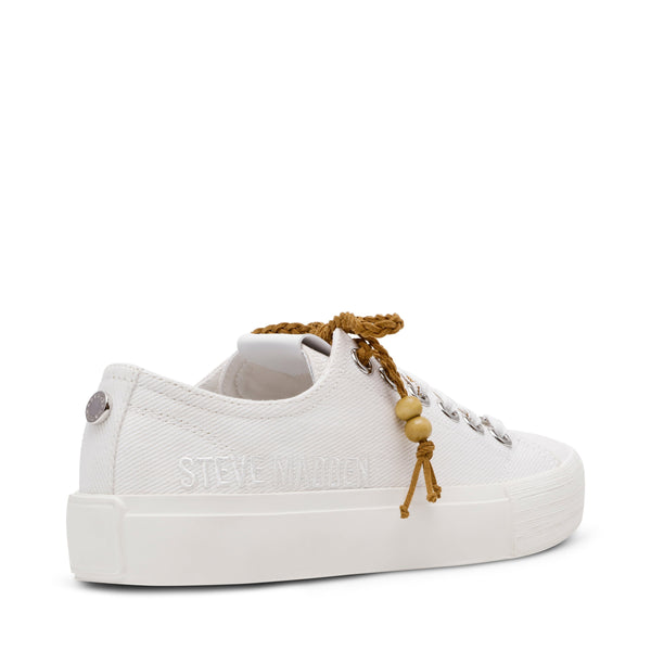 סטיב מאד - סניקרס לנשים DOUBLES בלבן