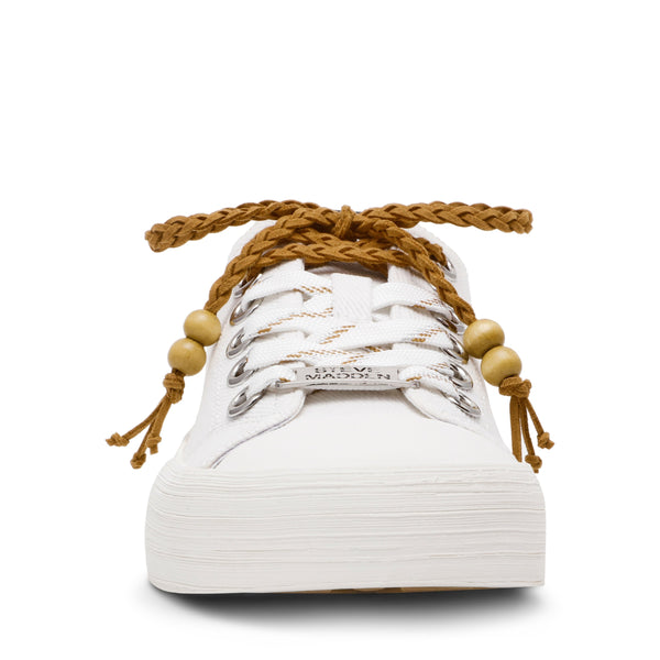 סטיב מאד - סניקרס לנשים DOUBLES בלבן