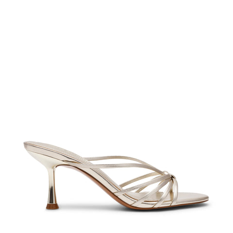 כפכפי עקב מעור EDNA בגוון זהב