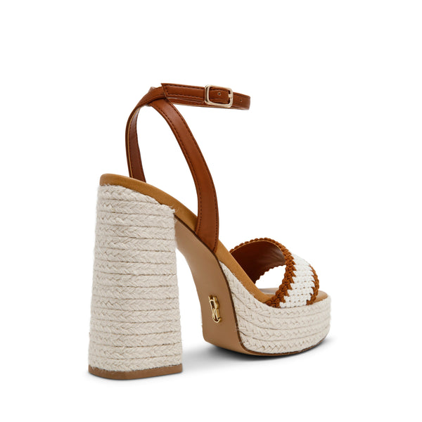 סטיב מאד - סנדלי עקב פלטפורמה FLORENCIA בקאמל אבן