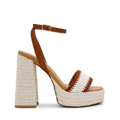 סנדלי עקב פלטפורמה FLORENCIA בקאמל אבן