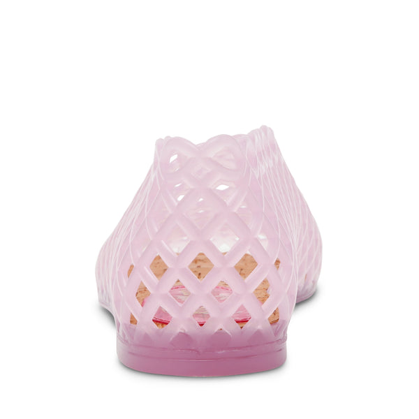 סטיב מאד - נעלי סירה שטוחות GROVE בורוד שקוף