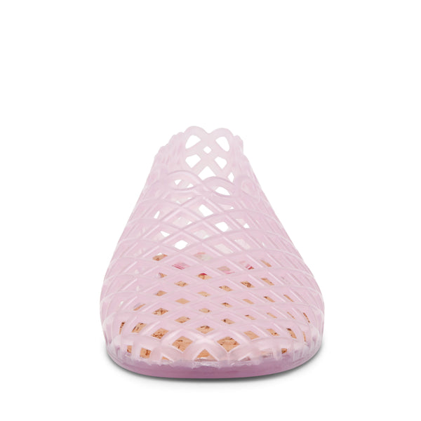 סטיב מאד - נעלי סירה שטוחות GROVE בורוד שקוף