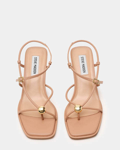 סטיב מאד - סנדלי עקב בינוני JACKPOTS בקאמל