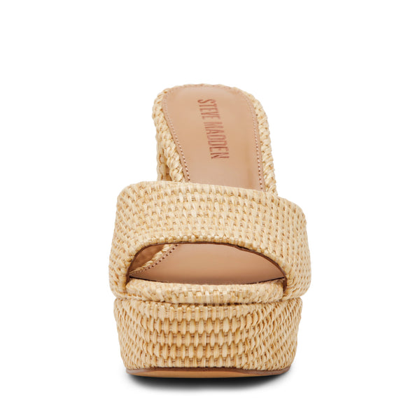 סטיב מאד - כפכפי עקב פלטפורמה JOEL בגוון טבעי