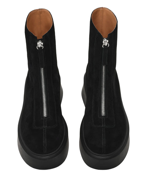 סטיב מאד - מגפוני זמש לנשים JONES בשחור