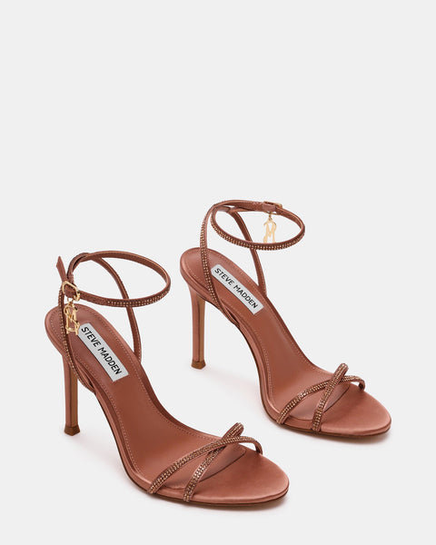 סטיב מאד - סנדלי עקב JYPSEY-CNR בחום משובץ