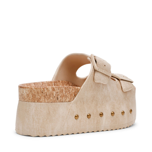 סטיב מאד - כפכפי פלטפורמה לנשים KALI-J בקאמל