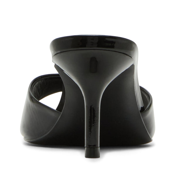 סטיב מאד - כפכפי עקב מעור KENDRIX בשחור