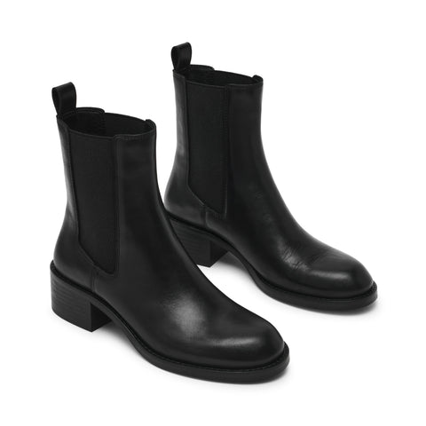 מגפוני צ'לסי מעור לנשים KINNEY בשחור