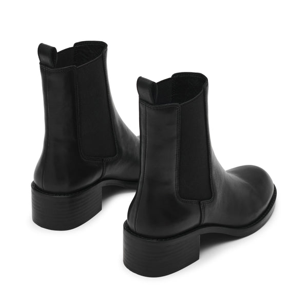 סטיב מאד - מגפוני צ'לסי מעור לנשים KINNEY בשחור