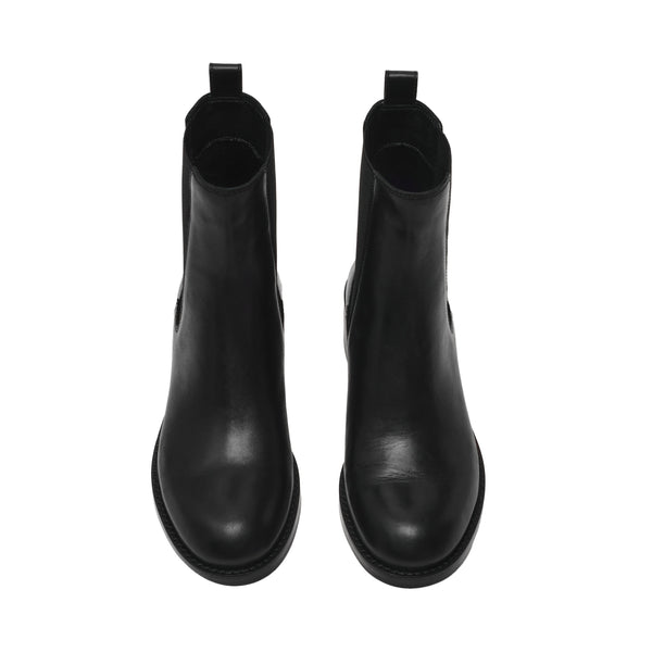 סטיב מאד - מגפוני צ'לסי מעור לנשים KINNEY בשחור