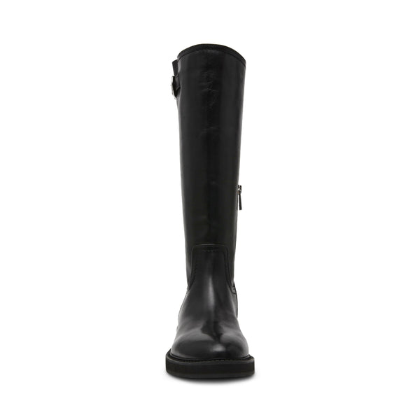 סטיב מאד - מגפיים מעור לנשים LA-RUE בשחור